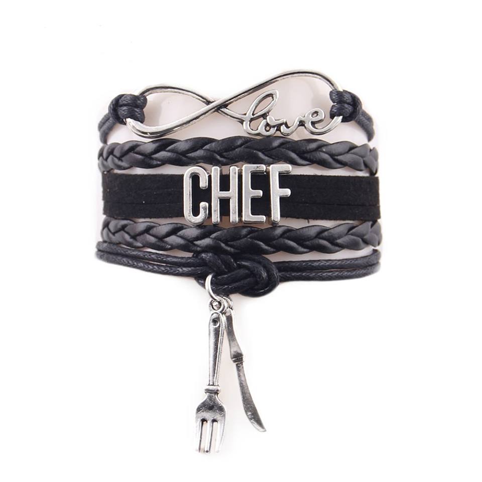 Pastry Chef Charm Bracelet in Sterling Silver – ChefJewelry