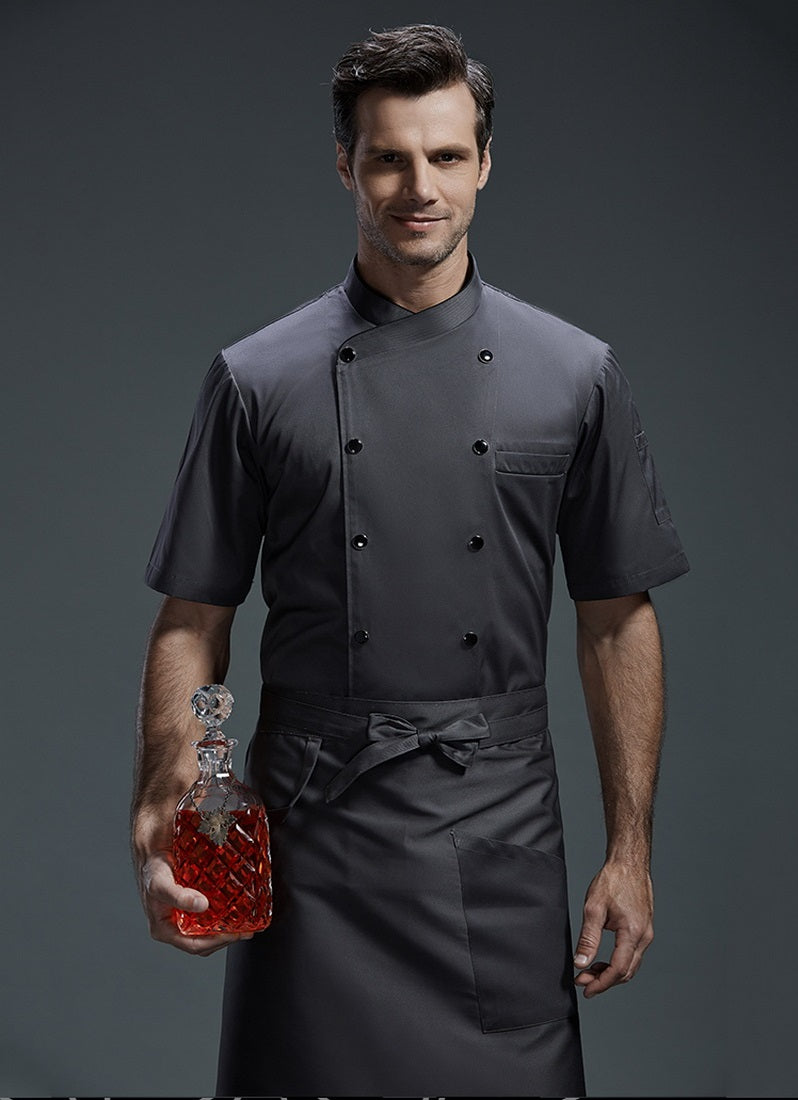 High Quality Chef Uniforms Short Sleeve V1183056 – mkholding