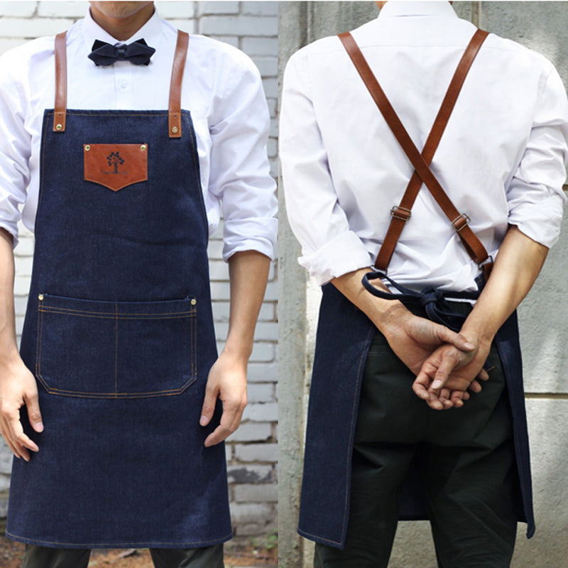 Denim cowboy Chef Apron Uniform