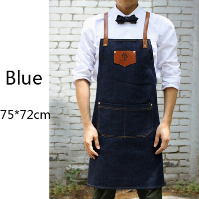 Denim cowboy Chef Apron Uniform