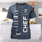 PROUD CHEFS T-SHIRT DESIGN - 3D