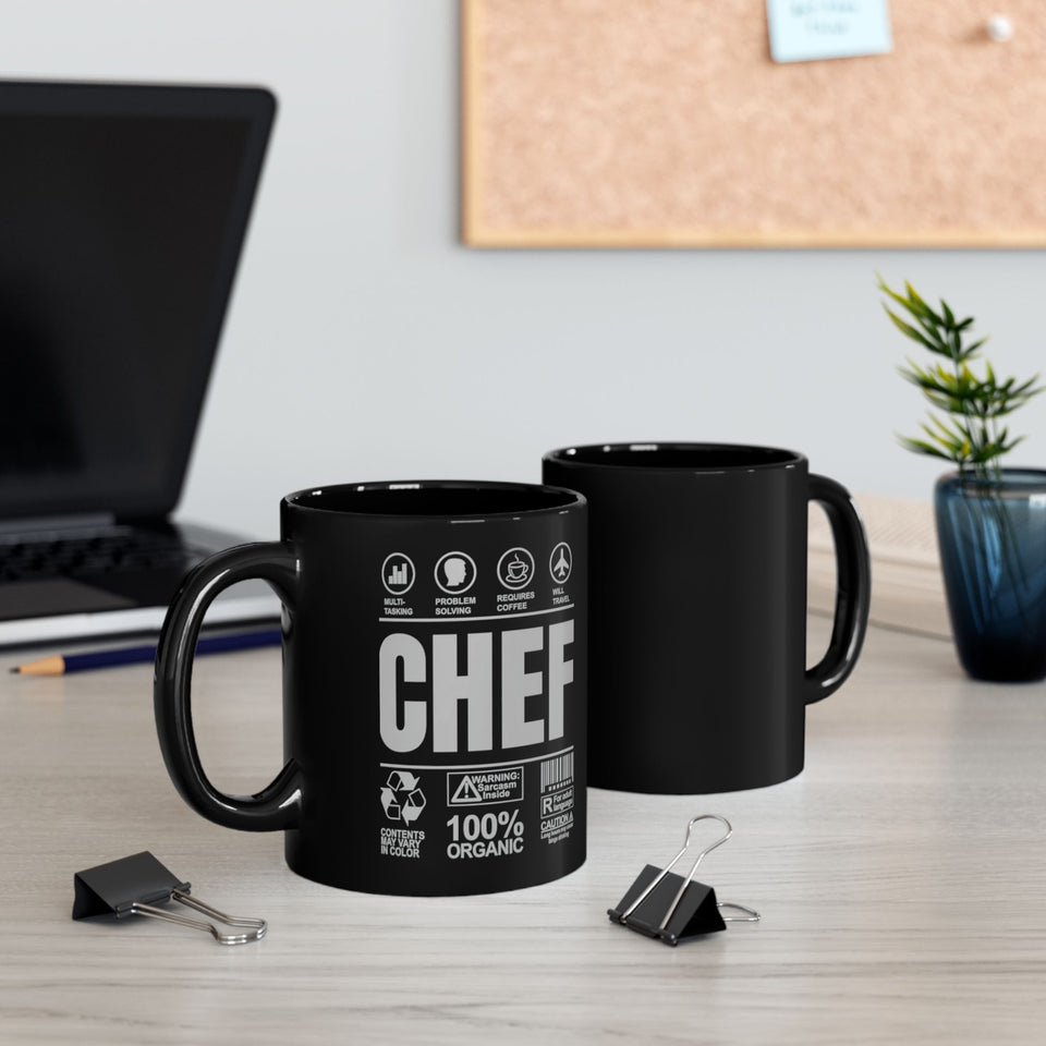 Chef Black Mug (11oz, 15oz)