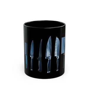 Chef's knife Black Mug (11oz, 15oz)