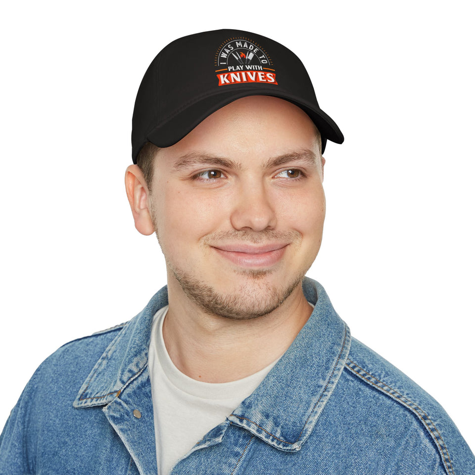 Stylish Low Profile Baseball Cap with 'Knives Fire' Design - Perfect for Casual Outings and Gifts