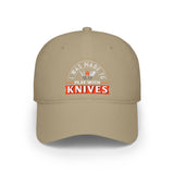 Stylish Low Profile Baseball Cap with 'Knives Fire' Design - Perfect for Casual Outings and Gifts