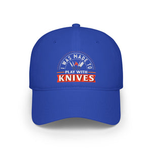 Stylish Low Profile Baseball Cap with 'Knives Fire' Design - Perfect for Casual Outings and Gifts