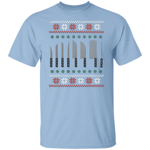 Christmas Chef Shirt | Ugly Xmas Sweater Cook Knives Gift