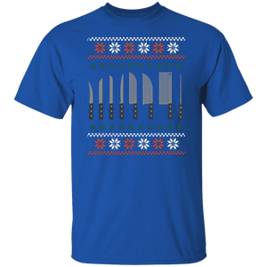 Christmas Chef Shirt | Ugly Xmas Sweater Cook Knives Gift