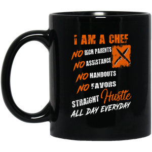 Chef Black Mug Design