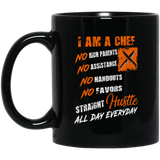 Chef Black Mug Design