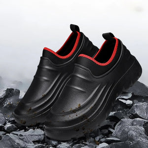 Chef's Shoes Water-proof Oil-proof Chef Shoes Non-slip Kitchen Shoes for Man