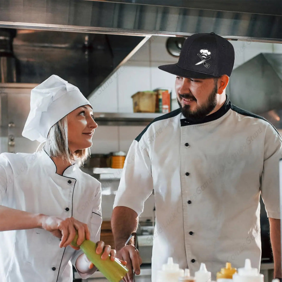 Chef Hat Knives Men and Women Cap