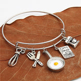 CHEF BRACELET CHARM COOKING JEWELRY