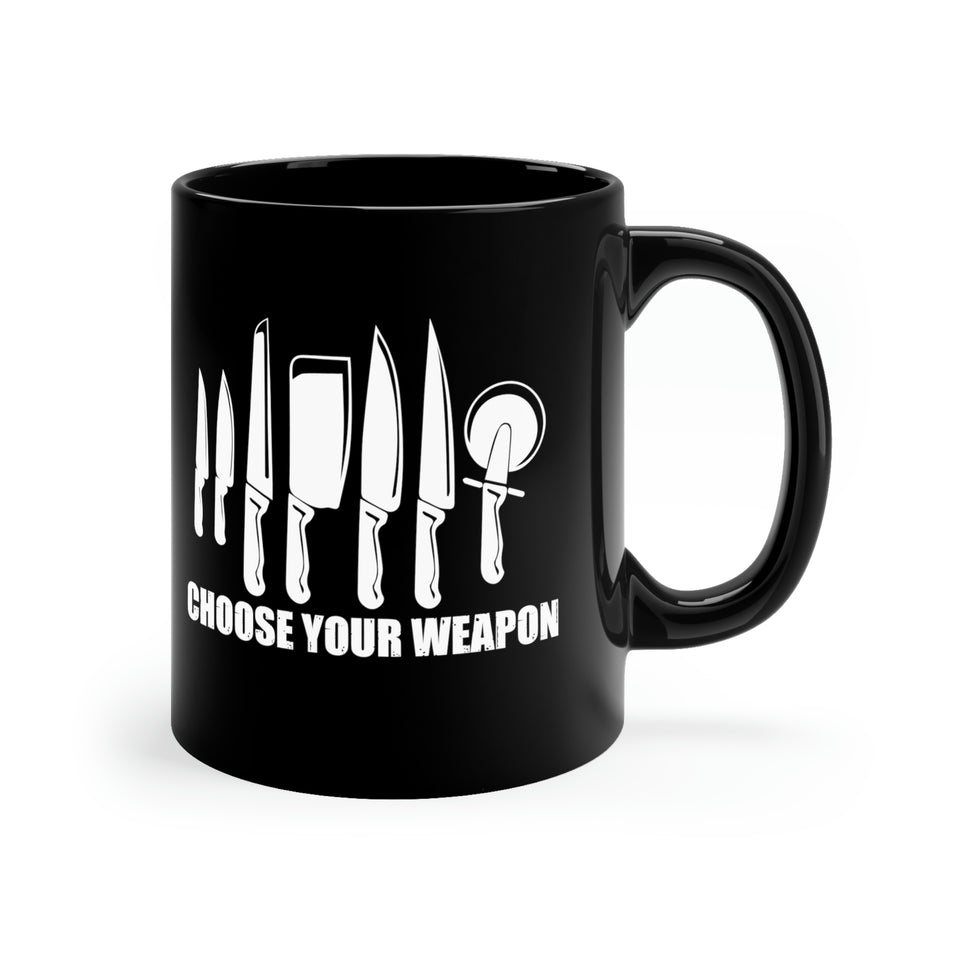 Chef Black Mug Design