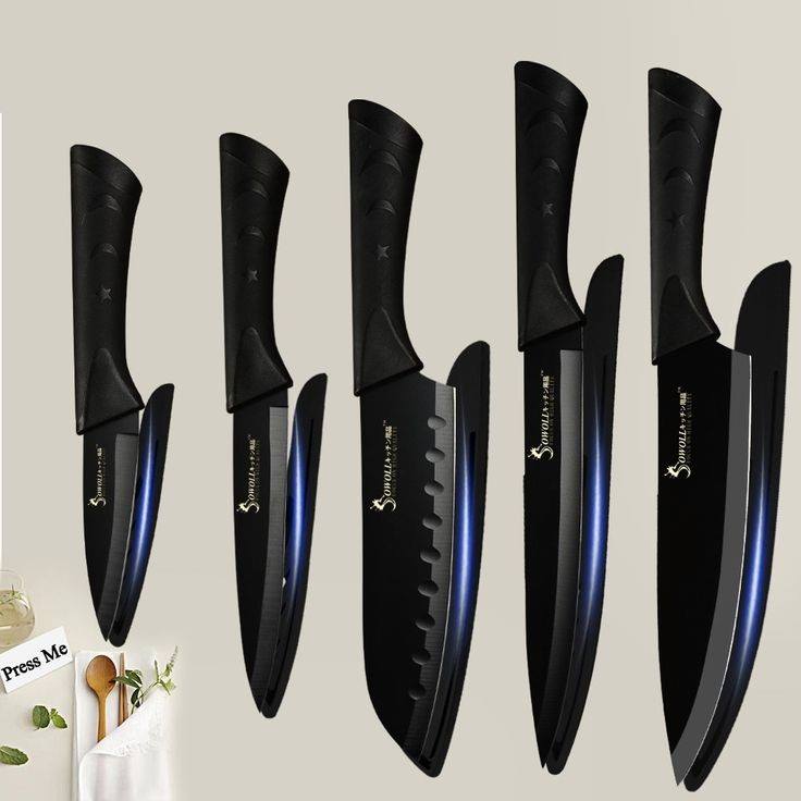 Gift for chef - STAINLESS STEEL CHEF KNIFE SET