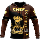 CHEF 3D ALL OVER PRINTED MEN AUTUMN HOODIE CUSTOM NAME - T-SHIRT DESIGN