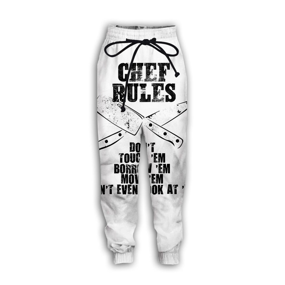 Chef  3D Print Men/Women Sweatpants - Uniform