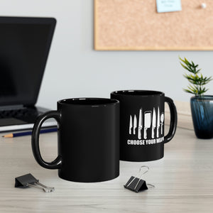 Chef Black Mug Design