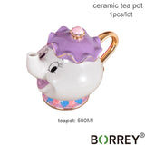 Ceramic Tea Sets Beauty And The Beast Teapot Mug - KITCHEN TOOL