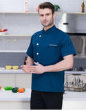 Summer Short Sleeve Cotton Chef Uniform - B-6501