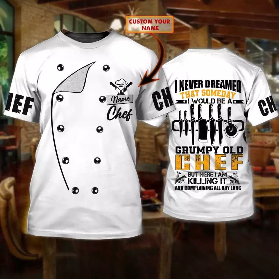 PROUD CHEFS T-SHIRT DESIGN - 3D